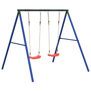 vidaXL Ensemble de balan&ccedil;oire d'ext&eacute;rieur avec 2 balan&ccedil;oires