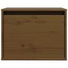 vidaXL Armoire murale Marron miel 45x30x35 cm Bois de pin massif