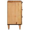 vidaXL Cabinet de chevet Naturel 50 x 33 x 62 cm Bois de mangue massif