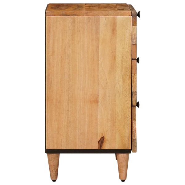 vidaXL Cabinet de chevet Naturel 50 x 33 x 62 cm Bois de mangue massif