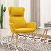 vidaXL Chaise de relaxation Jaune moutarde Velours