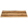 vidaXL Dessus de table bord vivant 110x80x2,5 cm bois de manguier brut