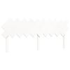 vidaXL Cadre de lit sans matelas blanc 200x200 cm bois massif de pin