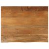 vidaXL Dessus de table &agrave; bord vivant 110x80x3,8cm bois massif manguier
