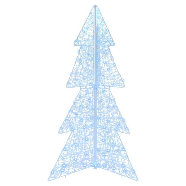 vidaXL Sapin de No&euml;l avec 160 LED Blanc Froid 150 cm Acrylique
