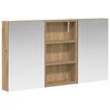 vidaXL Ensemble de Meubles de Salle de Bain 3 pc 90 x 10,5 x 50 cm