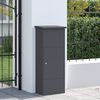 vidaXL Bo&icirc;te de d&eacute;p&ocirc;t de colis Anthracite 44,5 x 29 x 110,5 cm Acier