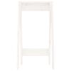 vidaXL Tabourets lot de 2 blanc 40x40x75 cm bois massif de pin