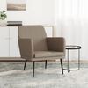 vidaXL Fauteuil Cappuccino 61x78x80 cm Similicuir