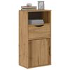 vidaXL Armoire latérale avec tiroir ODDA 40x24x79 cm bois massif pin