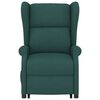 vidaXL Fauteuil Vert fonc&eacute; Tissu