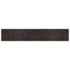 vidaXL Tapis rectangulaire marron fonc&eacute; 70x400 cm bambou
