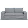 vidaXL Canap&eacute; Gris clair 182 x 80 x 82 cm tissu