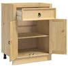 vidaXL Armoire avec tiroir SKI Brun Miel 60 x 46 x 81,5 cm Pin massif
