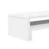vidaXL Support de moniteur blanc 54x22x15 cm bois d'ing&eacute;nierie
