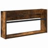 vidaXL &Eacute;tag&egrave;re &agrave; magazines avec &eacute;tag&egrave;re Ch&ecirc;ne fum&eacute; 60 x 12 x 30 cm