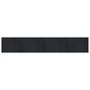 vidaXL Tapis rectangulaire noir 70x400 cm bambou