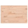 vidaXL Comptoir de salle de bain 60x40x1,5 cm bois massif de h&ecirc;tre