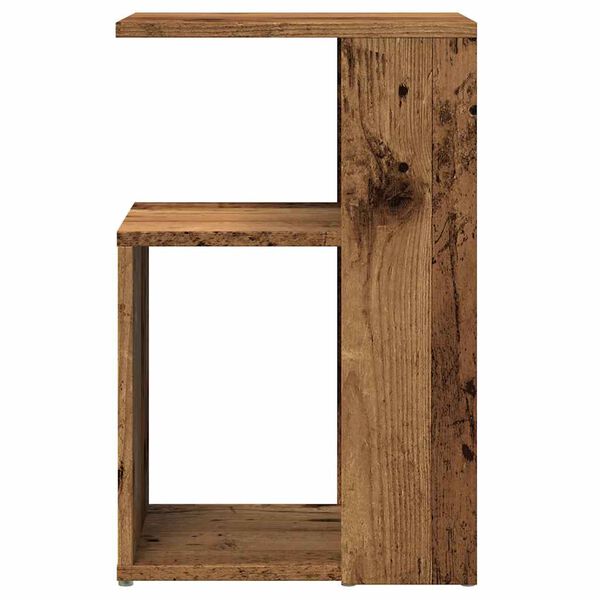 vidaXL Table d'appoint vieux bois 36x30x56 cm bois d'ingénierie