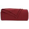 vidaXL Couvertures &agrave; jeter 6 pcs Rouge Bordeaux 200 x 150 cm Toison