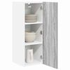 vidaXL Armoire suspendue Gris Sonoma et Blanc 30 x 31 x 80 cm