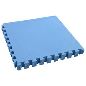 vidaXL Tapis de sol de piscine 6 pcs Bleu 2,16 ㎡ Mousse EVA