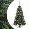 vidaXL Arbre de No&euml;l Artificiel avec Boule 120 cm 150 LED Blanc chaud