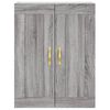 vidaXL Armoire murale sonoma gris 69,5x34x90 cm bois d'ingénierie