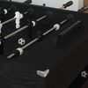vidaXL Table de Foosball Ch&ecirc;ne Noir 146,5 x 74 x 85 cm