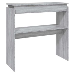 vidaXL Table console Sonoma gris 80x30x80 cm Bois d'ing&eacute;nierie
