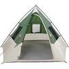 vidaXL Tente Tipi avec toit Vert 383 x 338 x 217 cm taffetas