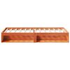 vidaXL Lit de jour sans matelas cire marron 90x190 cm bois pin massif