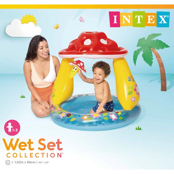 Intex Piscine pour bébé en forme de champignon 57114NP