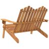 vidaXL Banc de jardin Adirondack 126 cm bois massif d'acacia