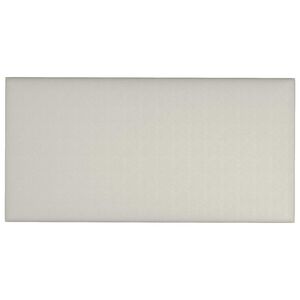 vidaXL T&ecirc;te de lit murale 12 pcs Cr&egrave;me 30 x 15 cm Velours