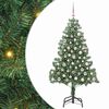 vidaXL Sapin de No&euml;l avec 300 LED avec support Vert 180 cm PVC