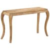 vidaXL Table console 118x38x76 cm Bois de manguier massif