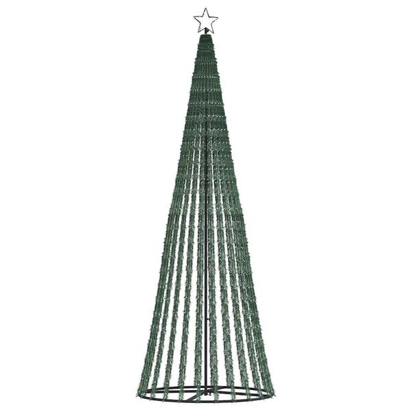 vidaXL Sapin de No&euml;l &agrave; LED 475 LED color&eacute;es 247 cm