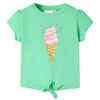 T-shirt pour enfants vert clair 128