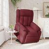 vidaXL Fauteuil inclinable de massage Rouge bordeaux Tissu