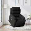 vidaXL Fauteuil de massage inclinable Noir Velours