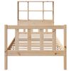 vidaXL Lit biblioth&egrave;que sans matelas 90x190 cm bois de pin massif