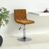 vidaXL Tabouret de bar Marron Velours