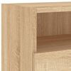 vidaXL Meubles TV muraux 2pcs ch&ecirc;ne sonoma 100x30x30cm bois ing&eacute;nierie