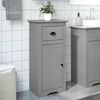 vidaXL Armoire de salle de bain BODO gris 44x30x90 cm