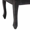 vidaXL Table basse Noir 120x60x45 cm Bois d'acajou massif