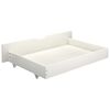 vidaXL Cadre de lit sans matelas blanc bois massif 180x200 cm