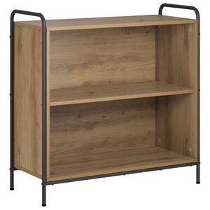 vidaXL Biblioth&egrave;que 80 x 33 x 80 cm Bois d'ing&eacute;nierie Ch&ecirc;ne artisanal