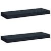 vidaXL Coussins de banc 2 pi&egrave;ces VUGHT 2 pc 100 % polyester Bleu fonc&eacute;