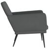 vidaXL Fauteuil Gris 61x78x80 cm Similicuir